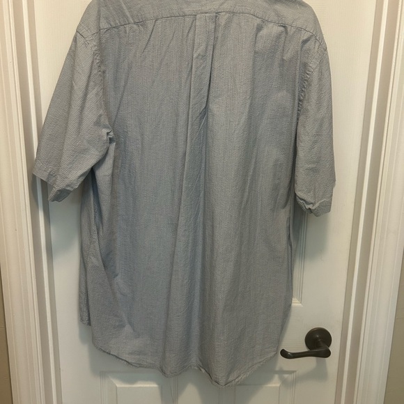 Ralph Lauren Blue Seersucker Casual Button Down Shirt - Picture 4 of 4